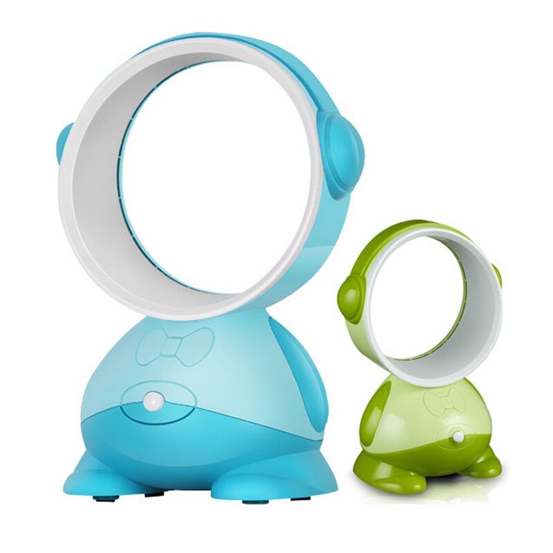 USB mini fan safe leafless fan HMD-05 cartoon portable office household car desktop small fan without fan blade 1PC