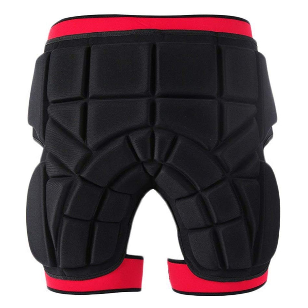 Protección de SULAITE cadera EVA acolchado corto pantalones espesamiento trasero y Protector de coxis para esquí patinaje tabla de nieve ciclismo L: Default Title