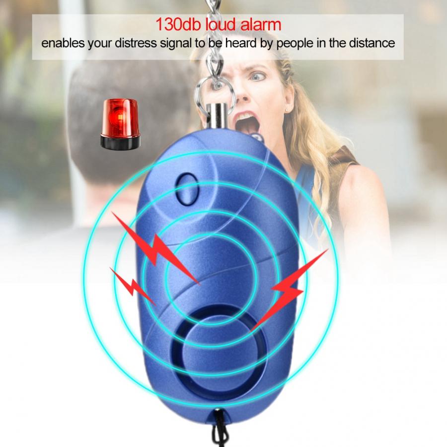 130db Personal Security Alarm Keychain Emergency S... – Grandado