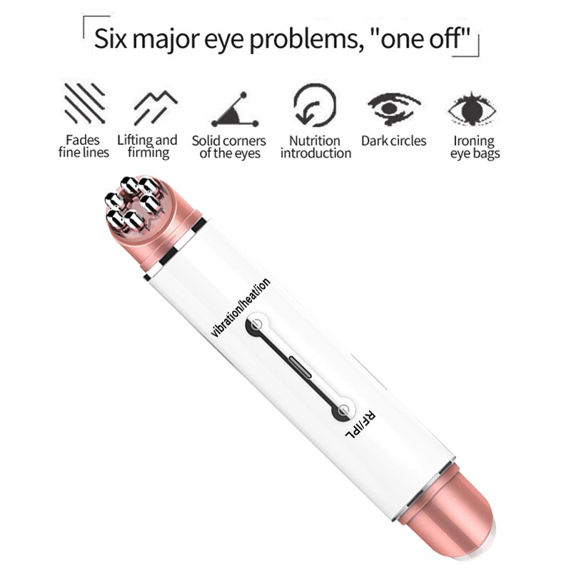 ems masażer robić oczu przeciwzmarszczkowy masaż oczu anty-starzenie się USB akumulator robić masażu twarzy elektryczne ciemne koła strąk oczami usuń