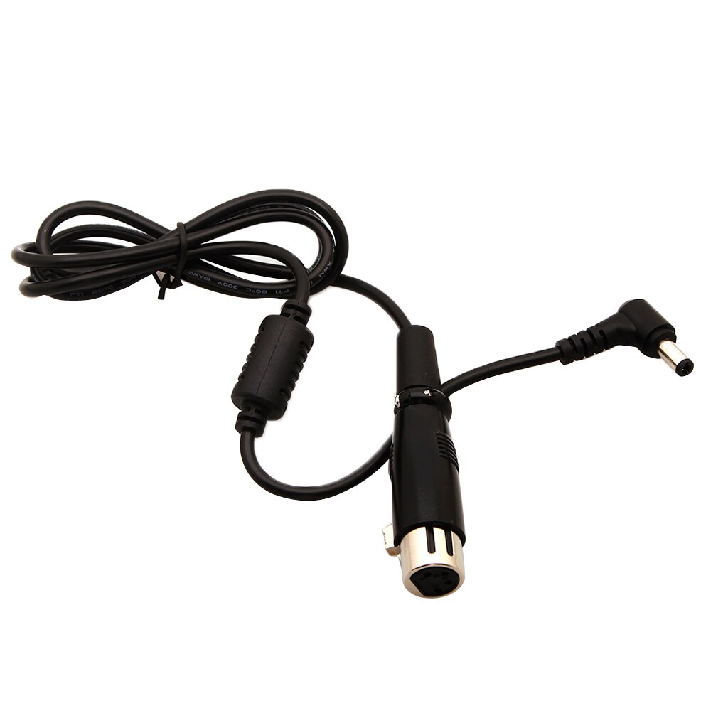 100cm Power Cable DC 5.5x2.5mm 4 Pin XLR Female DC Connector Video Power Cable for Photography Pro Vedio Camera