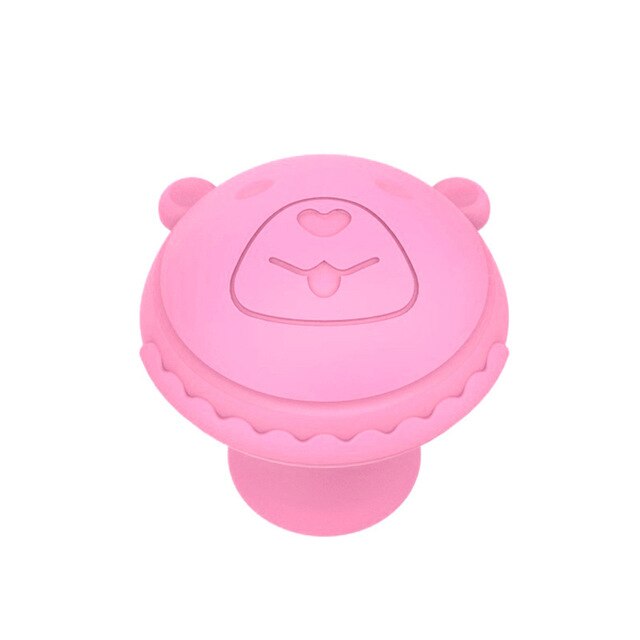 Ins Face Lift Skin Firming V Shape Exerciser Instrument Face Slimming Tool Cute Portable Anti Wrinkle Mouth Exercise Tool: Pink