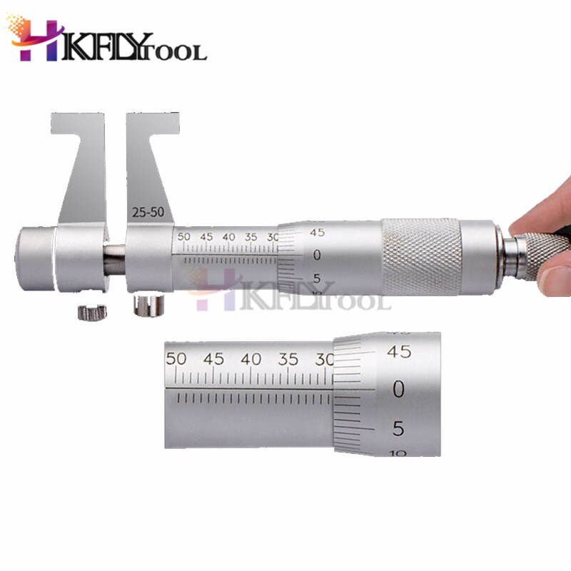 Inside Micrometer Hole Bore Internal Diameter Gage Gauge 5-30mm Range 0.01mm Accuracy Measure Caliper Gauge