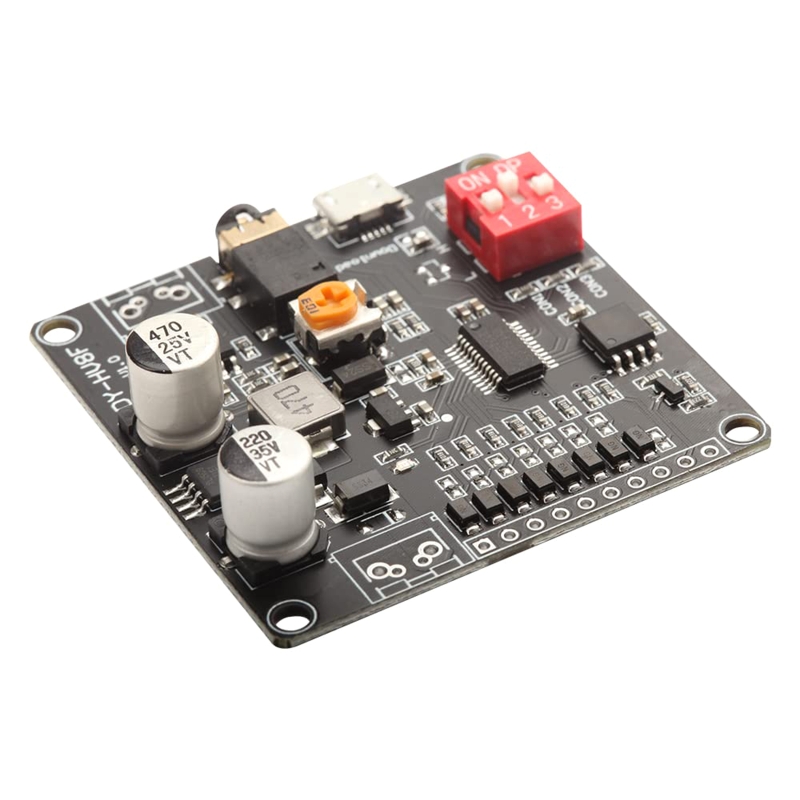 12V/24V Voice Afspelen Module Seriële Poort Controle Afspelen 10W/20W Voice Module N0PB
