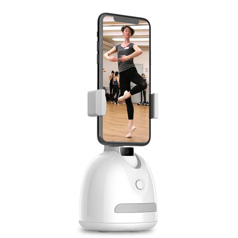 BFOLLOW 2D Suivi Automatique Visage Corps Intelligent Tir Robot Caméraman Cellulaire Personnel Support Pour Téléphone Cardan Vidéo Pour Vlog Youtuber: White