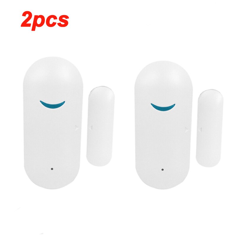 Tuya WiFi Door Sensor Smart Door Open/Closed Detectors Wifi Window Sensor Work With Alexa Google Home Smart Life App: 2 pieces