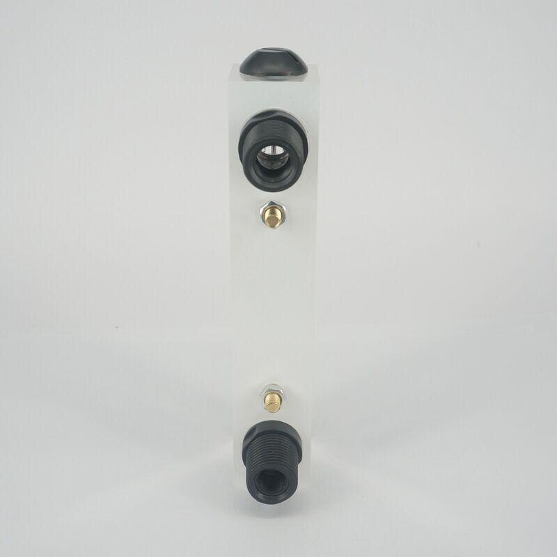PMMA Flüssigkeit Durchflussmesser Wasser fließen Meter Tafel Rotameter Ohne Regelventil LZM-15 0,2-2LPM 16-160LPH 1-7LPM 10-100LPH 25-250