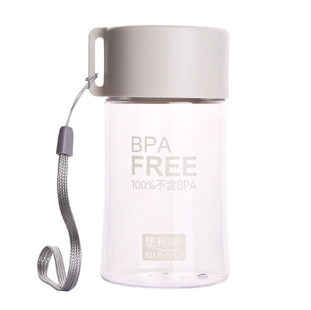 Portable 150ML Plastic Juice Water Bottle Cup Sport Camping Cycling Travel Accessories Drinking Outdoor Sports Portable Bottles: White