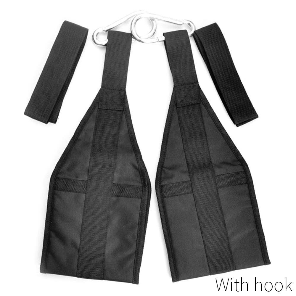 Duurzaam Nylon Riem Zwart Vest Gewicht Fitness Riem Gewicht Riem Lege Hand Gewichtheffen Riem Gewogen Been Training: Black