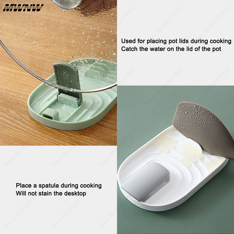 1 stücke polychrom Faltbare nordisch Stil Topf Halfter Deckel Schaufel Lagerung Gestell Praktische Multifunktionale Utensilien für Küche Liefert