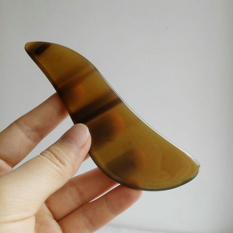 gua sha massage tool Scraper Natural Handmade White Buffalo Material Face Facial Eye Pressing Scratch Guasha Board Gua Sha