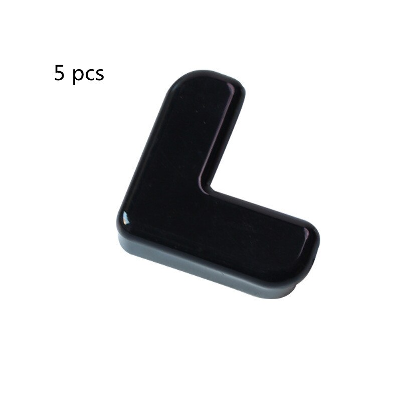 Baby L-Vormige Haakse Anti-Collision Hoekbescherming Veiligheid Siliconen Beschermhoes Transparante Verbreding Verdikte Tafel: 5 pcs