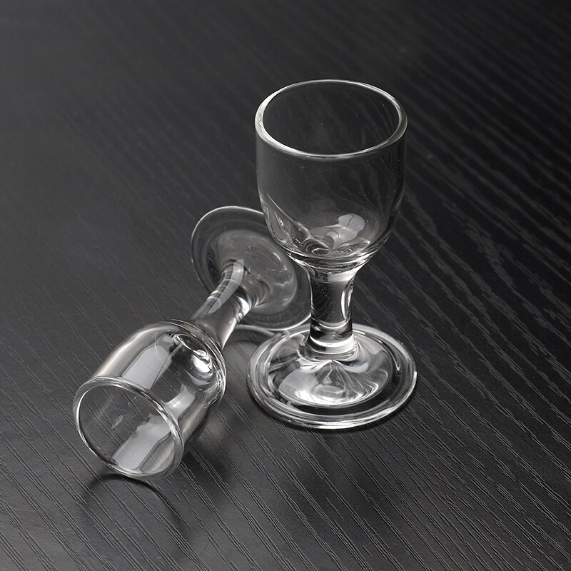 Set of 6pcs 10/15ml Lead-free Handmade Blown Chinese Baijiu Glasses for Strong Spirit Vodka Shot Glass
