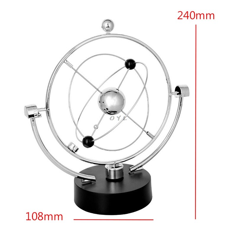 Kinetic Orbital Revolving Gadget Perpetual Motion Desk Office Art Decor Toy
