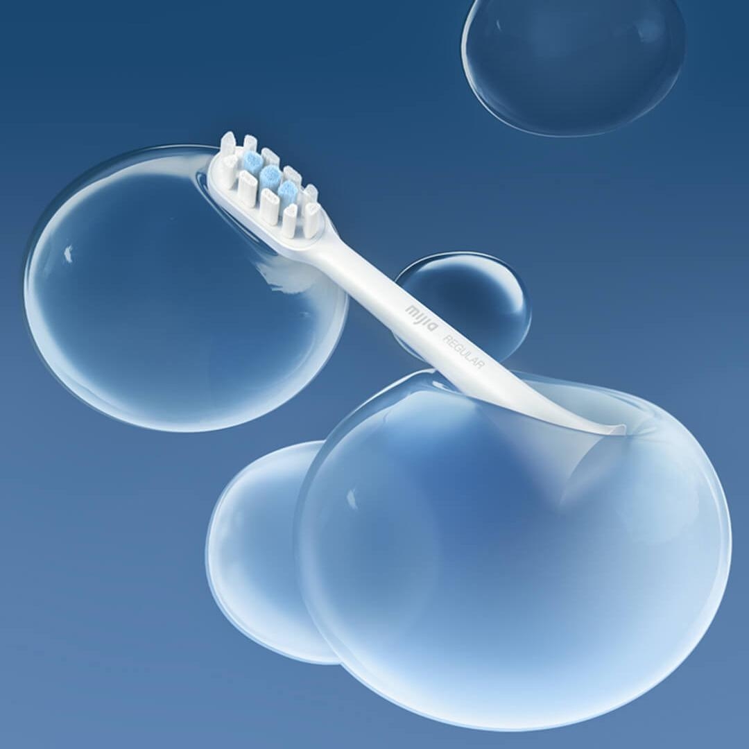 Xiaomi Mijia cabezal de cepillo de dientes eléctrico sónico T100 T200 T300 T301 T302 T700 cabezales de cepillo de dientes de repuesto cepillo de cerdas suaves DuPont