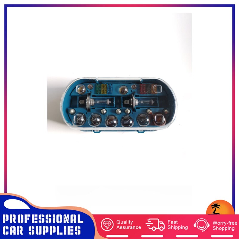 Kit de fusibles de bombilla funcional principal para coche, Kit de repuesto de bombilla de emergencia, práctico, H7, 30 piezas