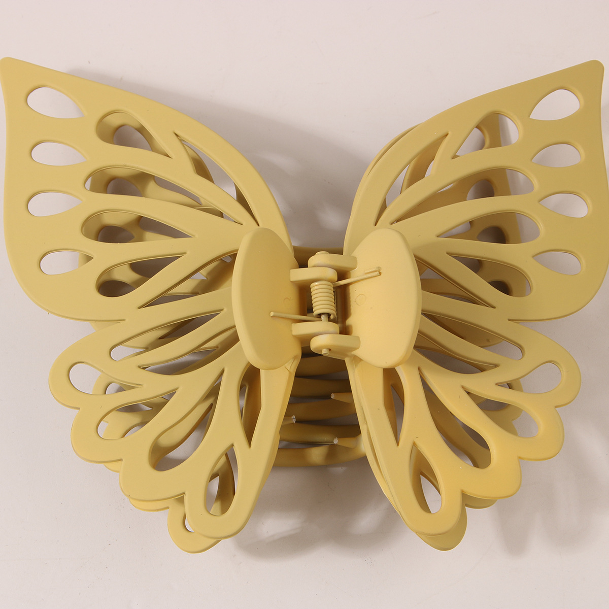 Koreaanse Effen Vlinder Haarclip Voor Vrouwen Grote Holle Dubbele Gelaagde Haarspeldjes Haarspeld Meisjes Hoofddeksels Haaraccessoires