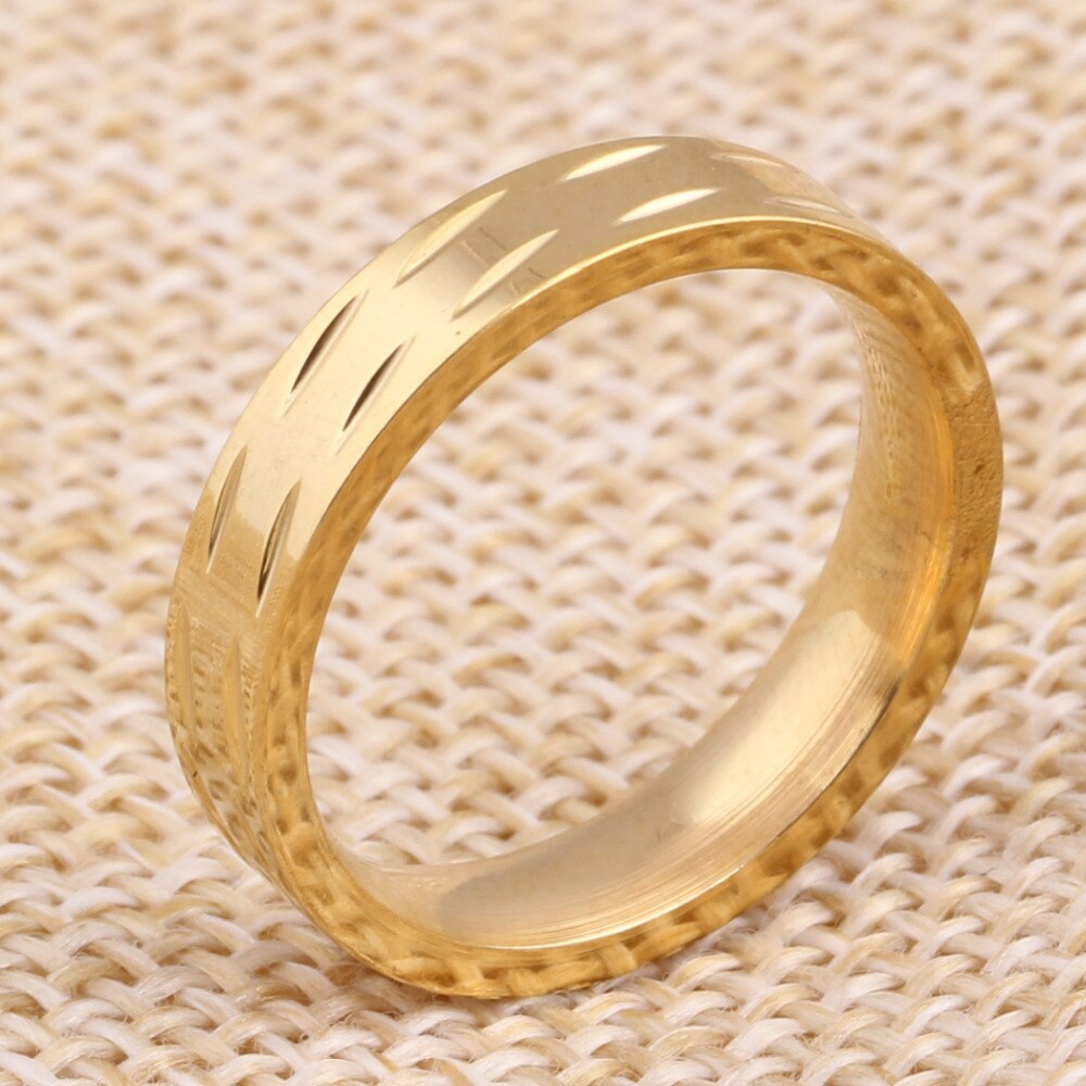 Klassieke trouwringen voor mannen of vrouwen, sieraden van roestvrij staal