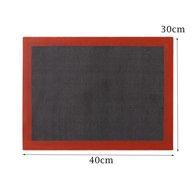 30x40cm Silicone Baking Mat Non-stick Eclair Puff Biscuit Bread Macaron Baking Liner Pad Pastry Tools Kitchen Gadget Set cozinha: D