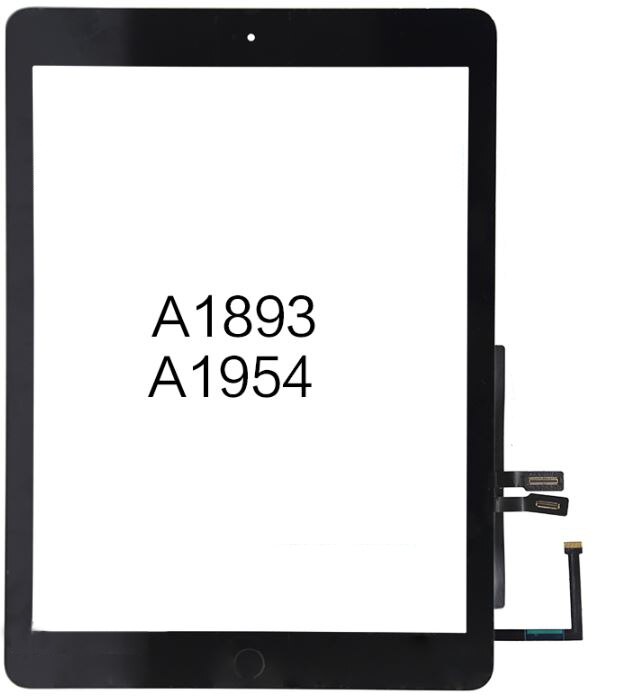 1 Uds Original A1893 A1954 pantalla táctil LCD Panel frontal cristal digitalizador para iPad generación 6 6 6 Panel botón de inicio