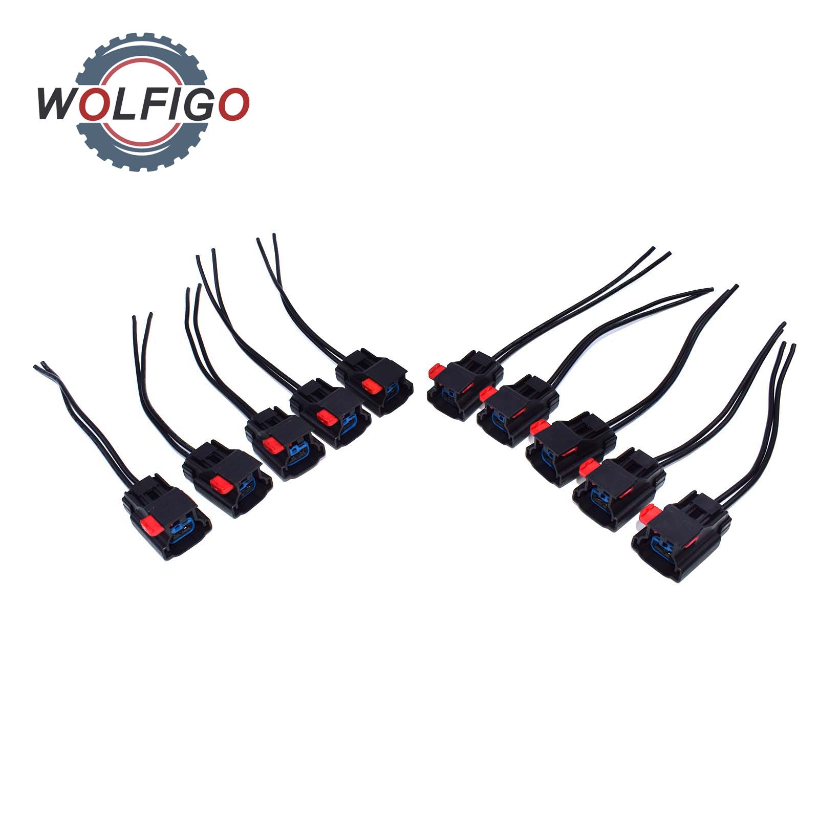 WOLFIGO Alternator Repair Plug Harness 2 Pin Wire Pigtail Cable for Dodge Chrysler Plymouth NEON 04727324AC 5033177AB A2TB2791