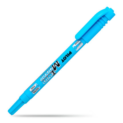 1Pcs Japan Pilot Color Double-Headed Marker Oily Quick-Dry Painting Art Hook Pen SCA-TM Color Bright Waterproof: Orange