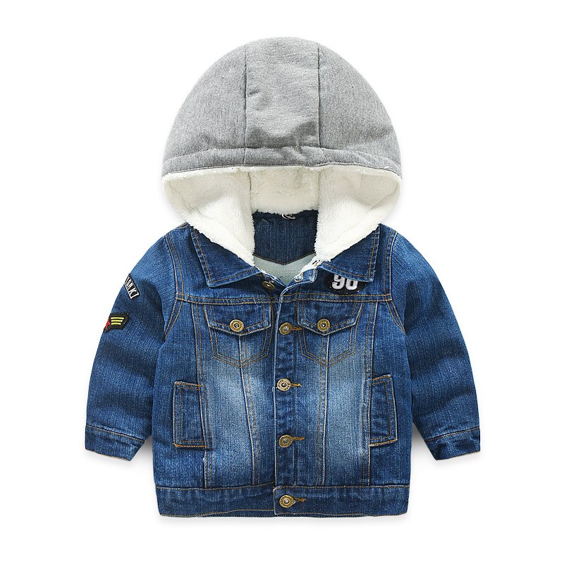 The baby got a thick cowboy coat
