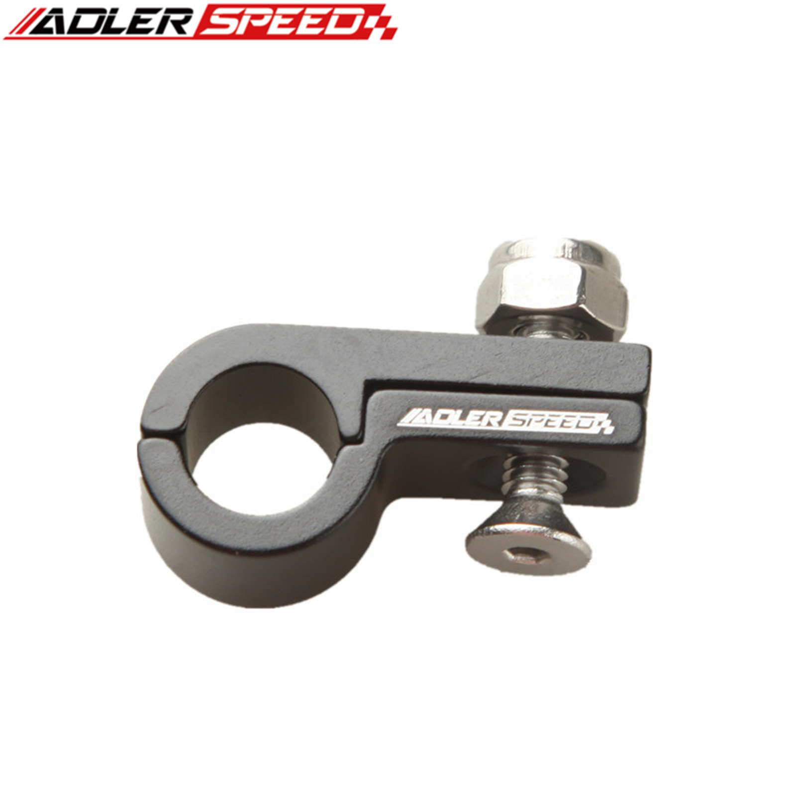 Black Aluminum Fuel Oil Gas Line Hose Clamp ID 4.8mm 6.4mm 7.9mm 9.5mm 11.1mm 14.3mm: army green