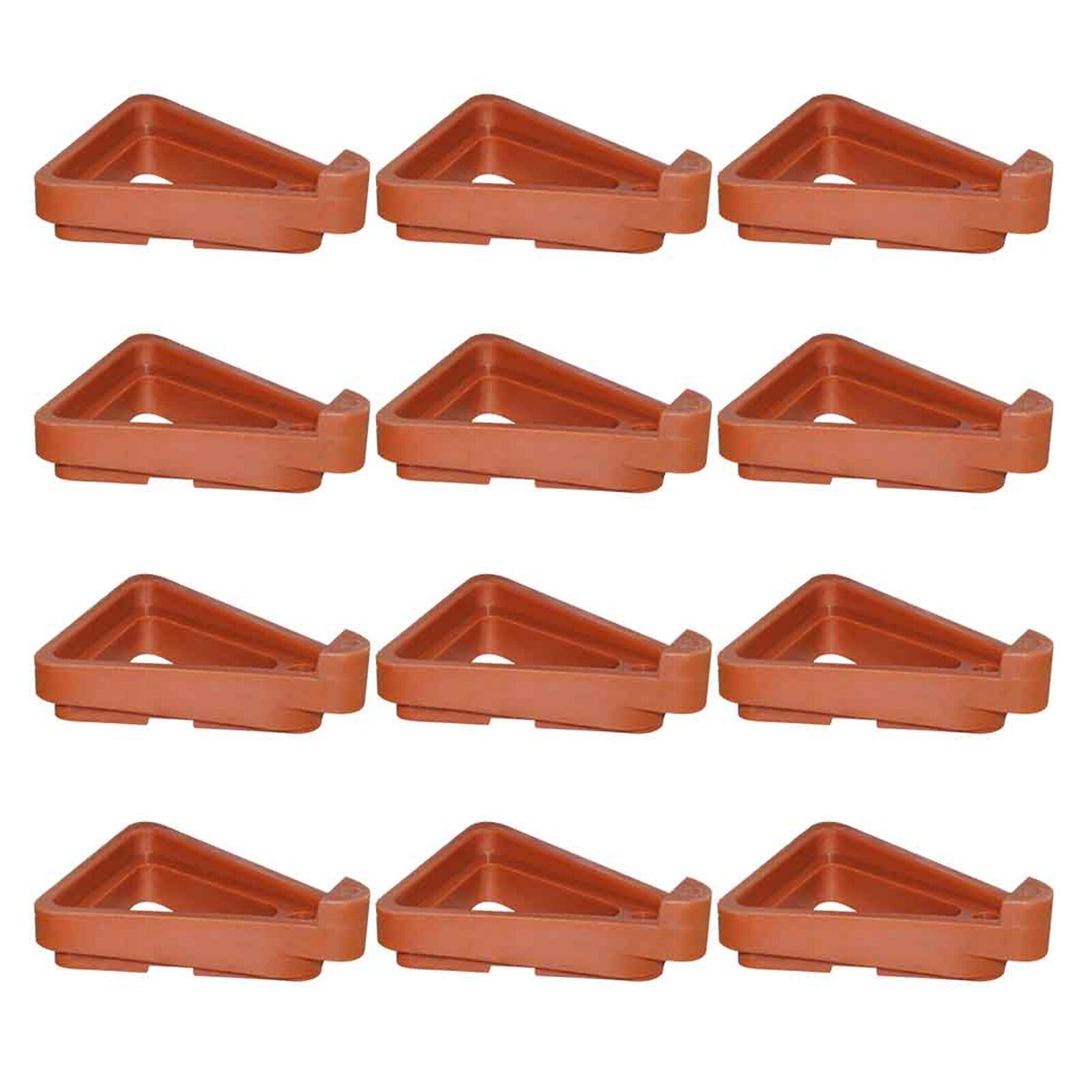 12pcs Lifters Plant Pot Feet Invisible Risers Supports Display Indoor Outdoor Garden Flower Bonsai Practical Toes Stand Triangle