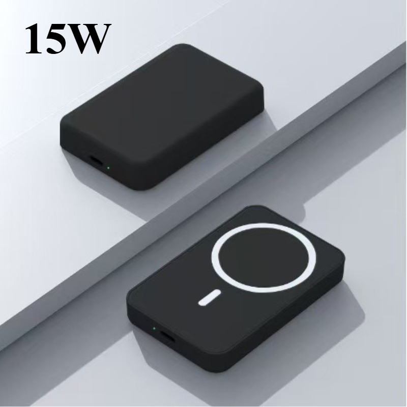30000mAh Magsafe Power Bank 15W Carregamento rápido portátil de backup Bateria magnética externa Carregador sem fio para iPhone: green / 30000mAh