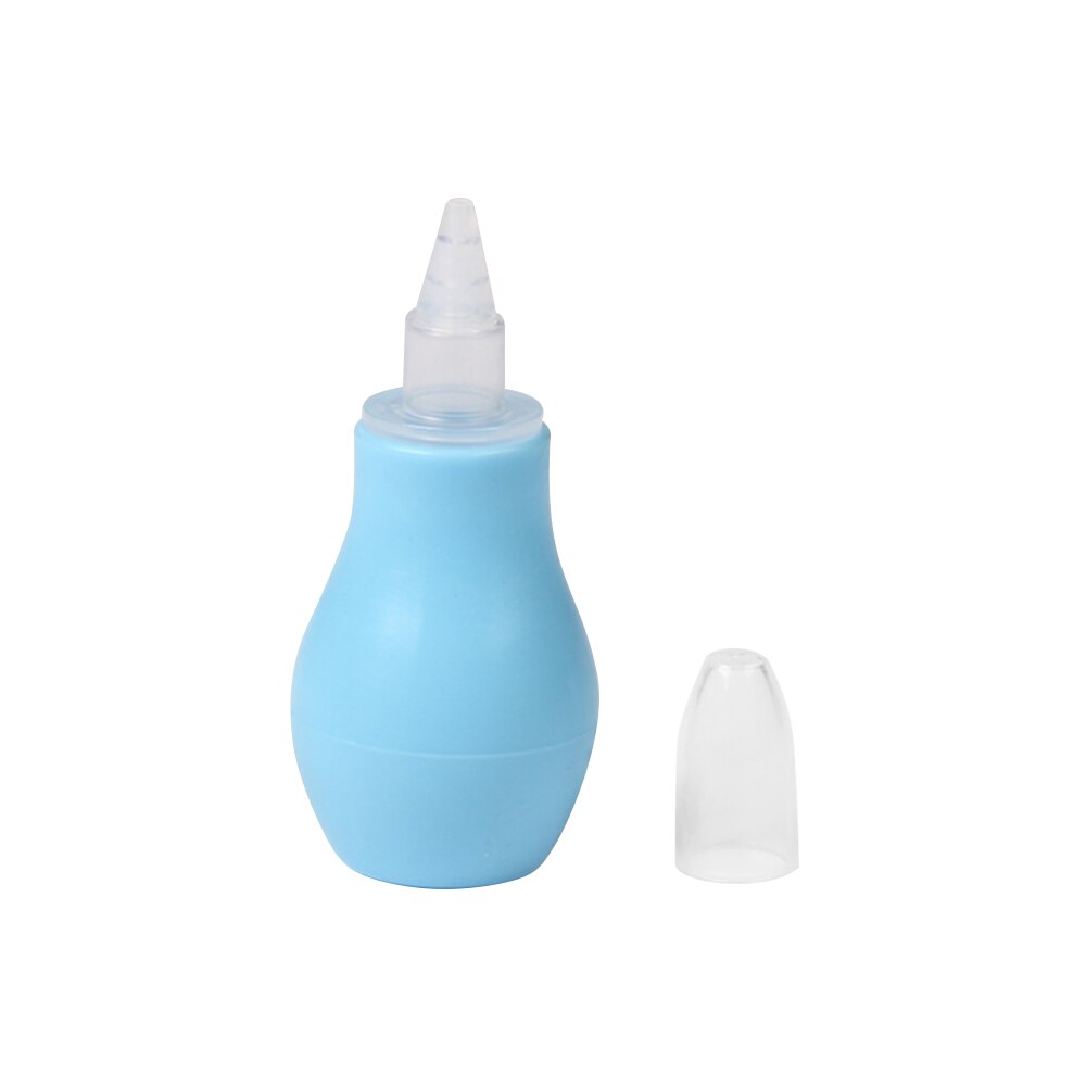Silikon baby nässug pump-typ nyfödd kall näsa rengöringsmedel för bayby och barn nässug: Blå