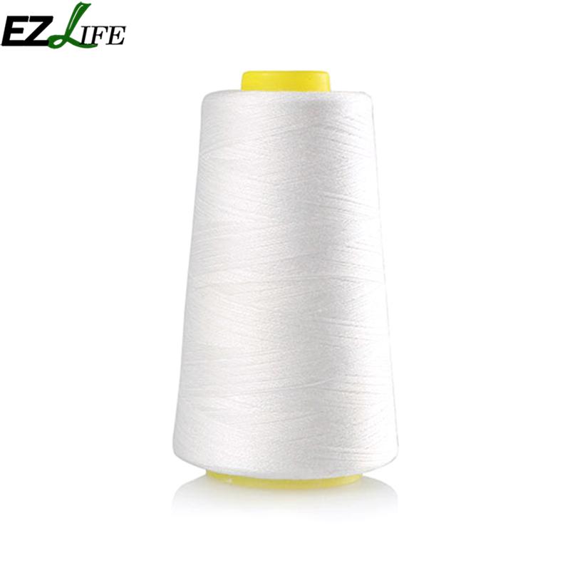 1 Uds hilo De coser Blanco/Negro hilo De coser De poliéster Para máquina De coser Hilos De Bordar Para Maquina De COSER hilo #519: Blanco