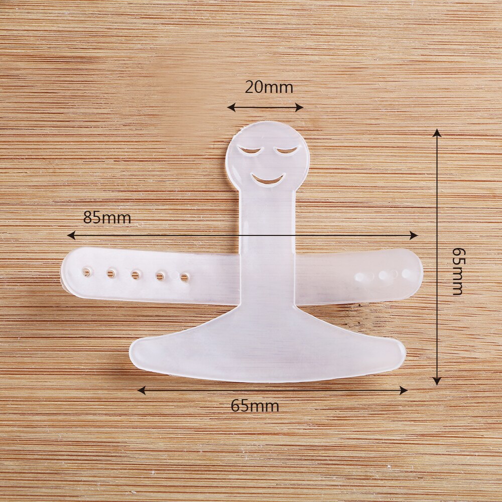 Protège-mains en plastique Smiley, outil de sécurité pour couper les légumes, protège-doigts en plastique