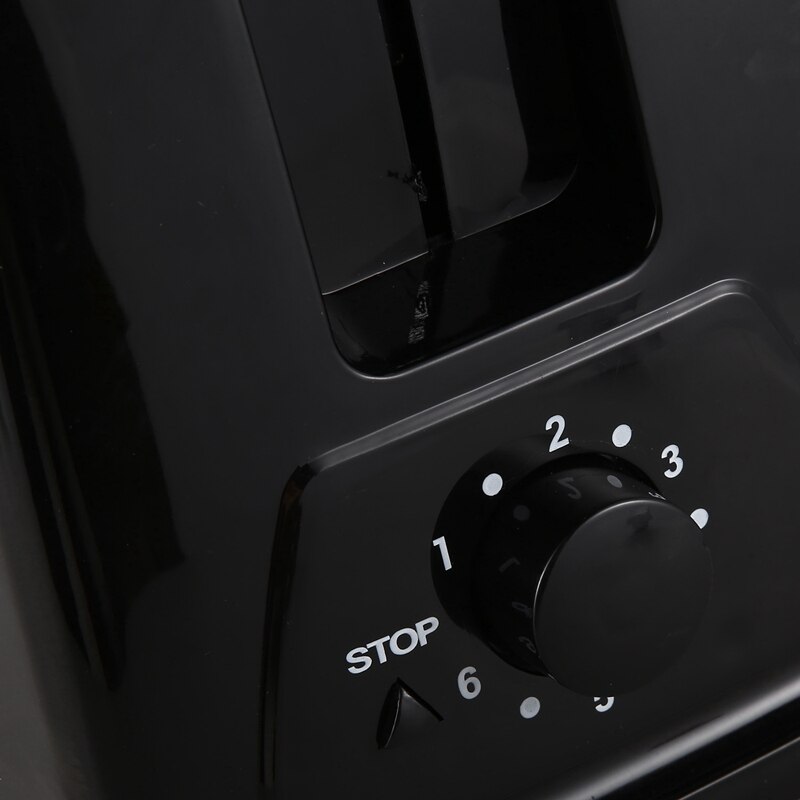 Household Stainless Steel Toaster Double Slot Toaster Automatic Mini Breakfast Toast 2 Slice Heating Toaster-EU Plug
