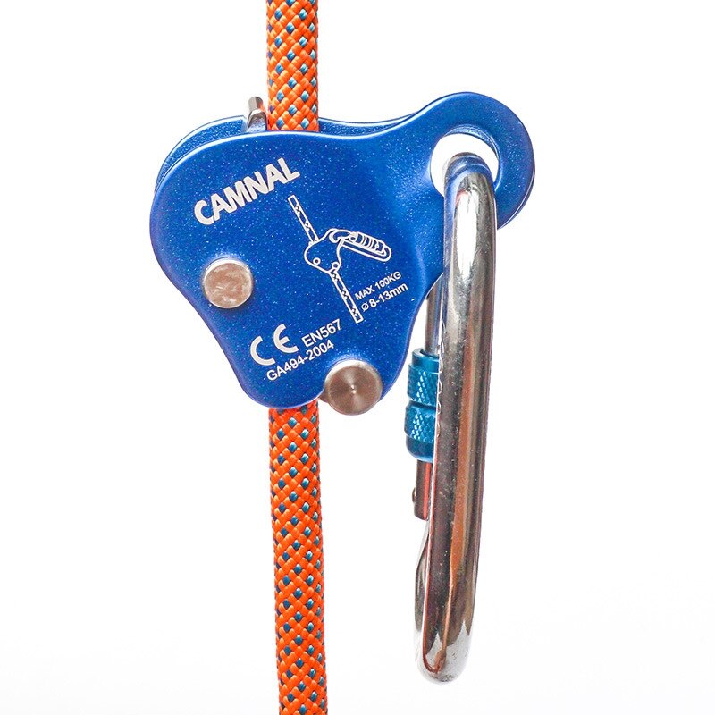 Camnal Outdoor Climbing Protector Fall Arrester Fall Protection Safety Rope Self-Locking Rope Grab Climbing Equipment