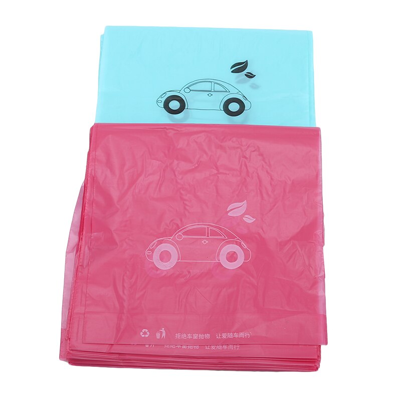 50 unids/set desechable Auto-adhesivo Auto basura biodegradables basura titular de la bolsa de almacenamiento, de basura para Auto vehículo cocina de la Oficina