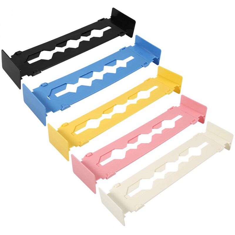Séparateur de tiroir réglable en plastique, organisateur rétractable, extensible, panneau de séparation multifonction, bricolage, maison, bureau, cuisine