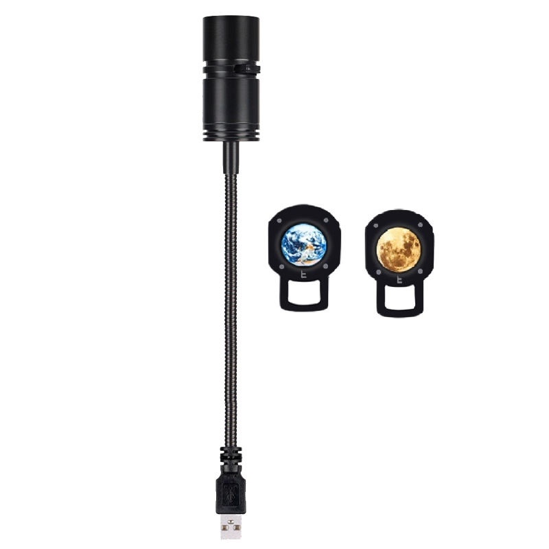 USB Moon Lamp Earth Planet Projection Lamp Night Light Starry Lamp: USB model