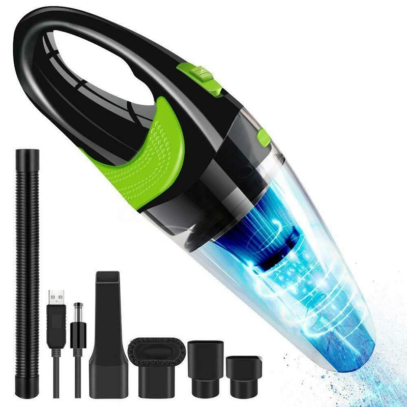 Strong Power Car Vacuum Cleaner for Home Car Portable Handheld Vacuum Cleaner 120W Mini Car Vacuum Cleaner: Default Title