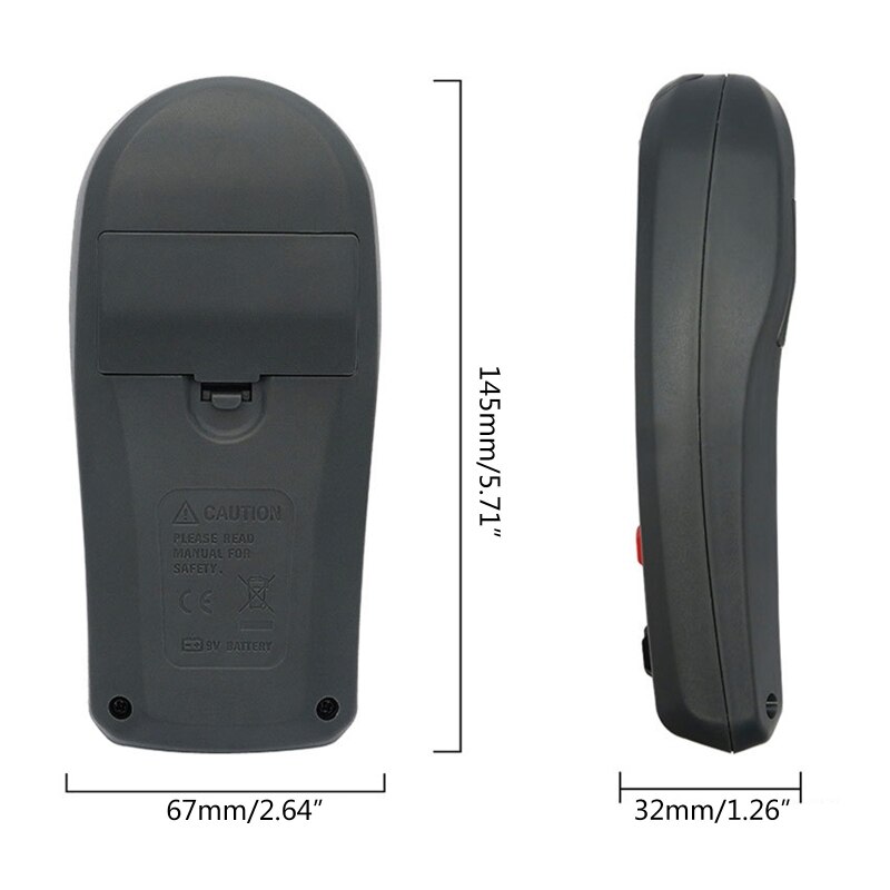 Lux meter 0 ~ 200,000 lux rækkevidde lysmåler illuminometer lux / fc fotometer tester