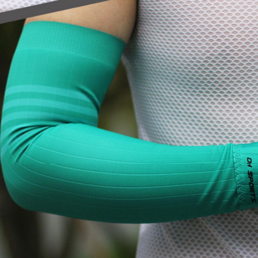 Radfahren Ärmel Reflektierende Sport Arm Kompression Basketball Radfahren Arm Wärmer Sommer Laufschuhe UV Volleyball Sonnencreme Bands