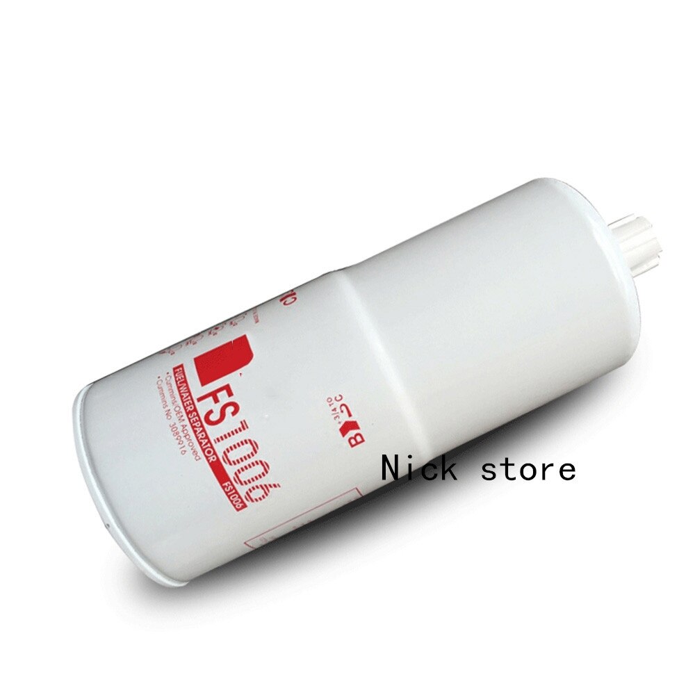 Filtro de combustible diésel FS1000 FS1003 FS1006 para separador de aceite y agua Cummins, reemplaza OEM BF1259 3161407 P3430A 3089916 3089916: FS1006