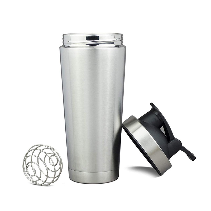 Shaker Bottle Stainless Steel Shaker Cup Mug Water Bottle Vacuum Double Walled Protein Shaker Bottle Stainless Steel Shaker Cup