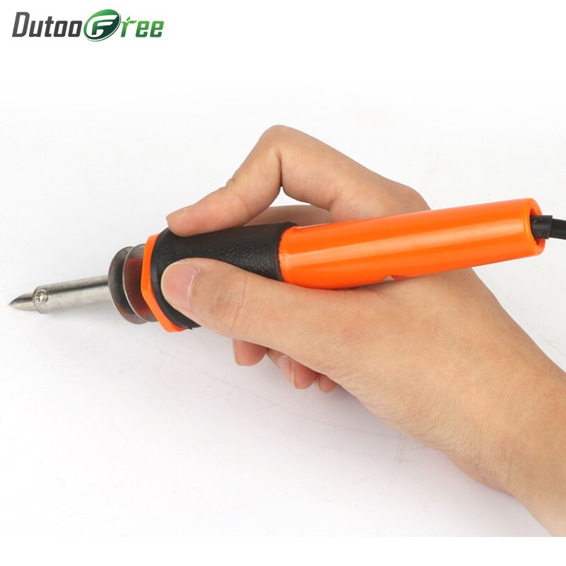 1Set 30W Electric Soldering Iron Pen Wood Burning Pen Set Pencil Burner With Brass Tips and Accessories Diy Tools Burning Brush