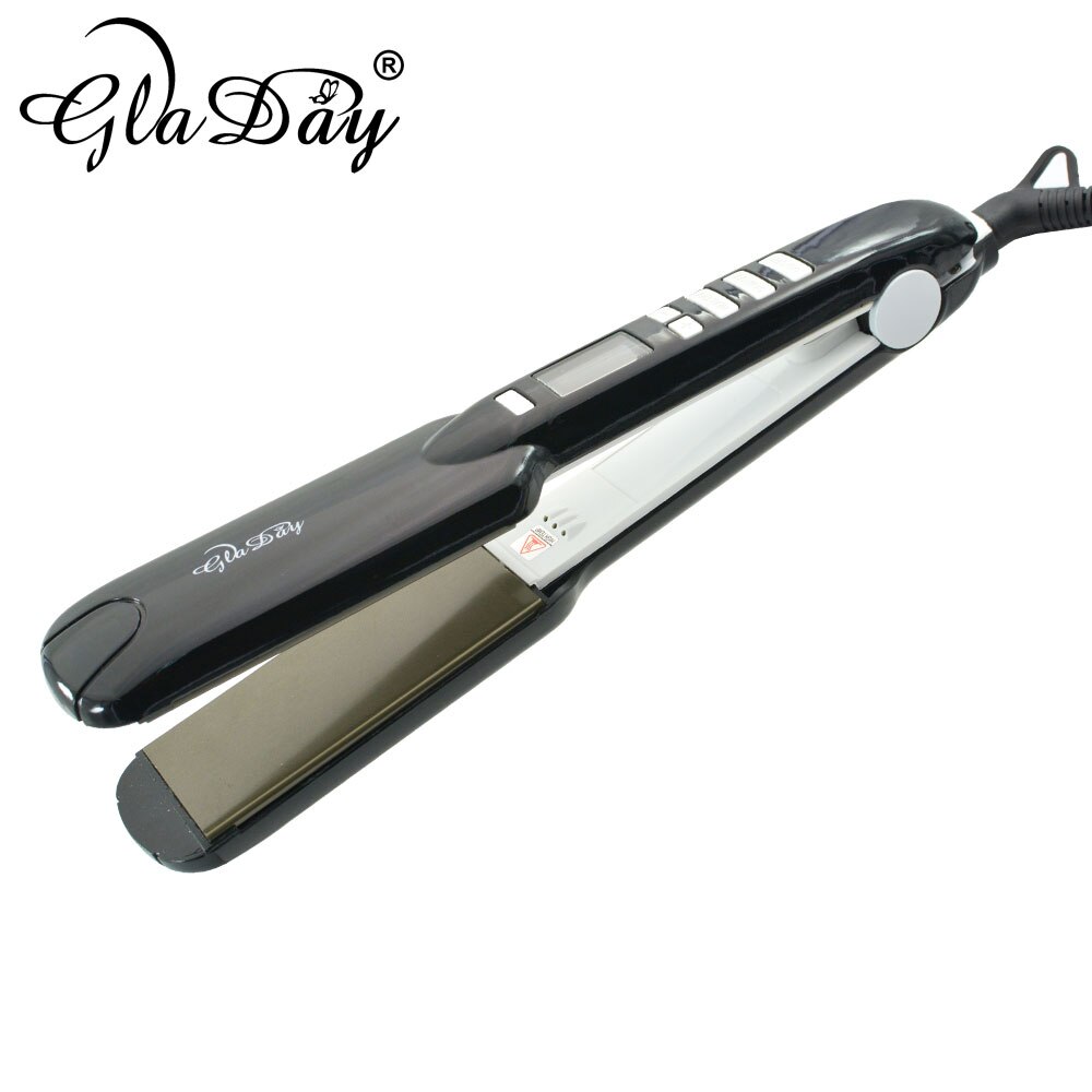Titanium Hair Flat Iron Straightener Titanium Flat Iron Hair Straightener Irons Chapinha Wet & Dry Styling Tools