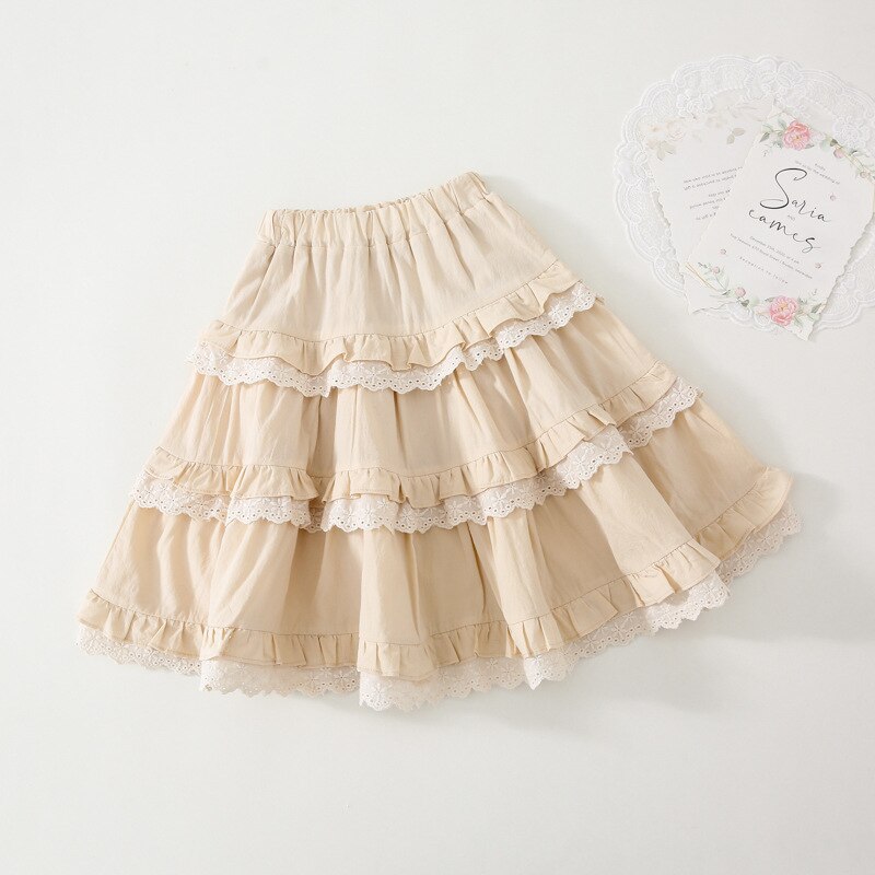 Jupes en coton pour filles, à la , coréen, printemps 2022: 3T
