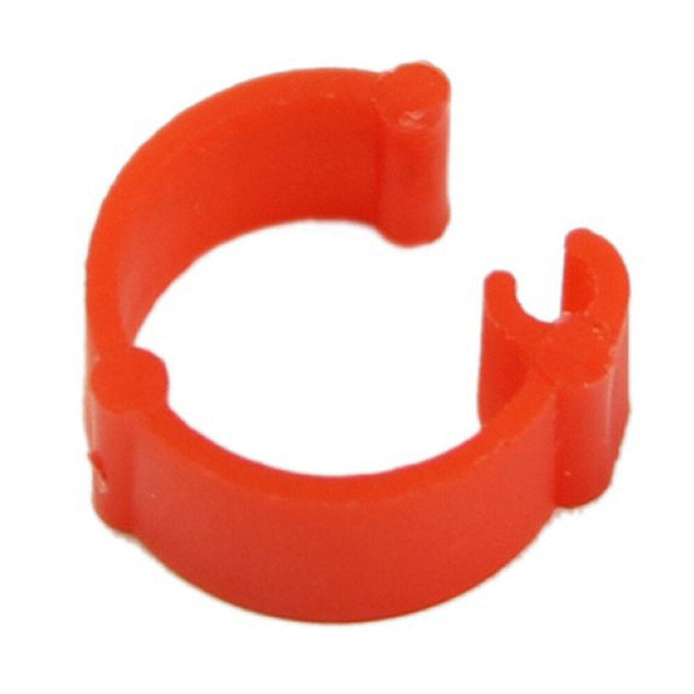 100 stk fugleforsyninger universelt 8mm plastik tilbehør til hjemmet praktisk tilfældig farve havevarighed