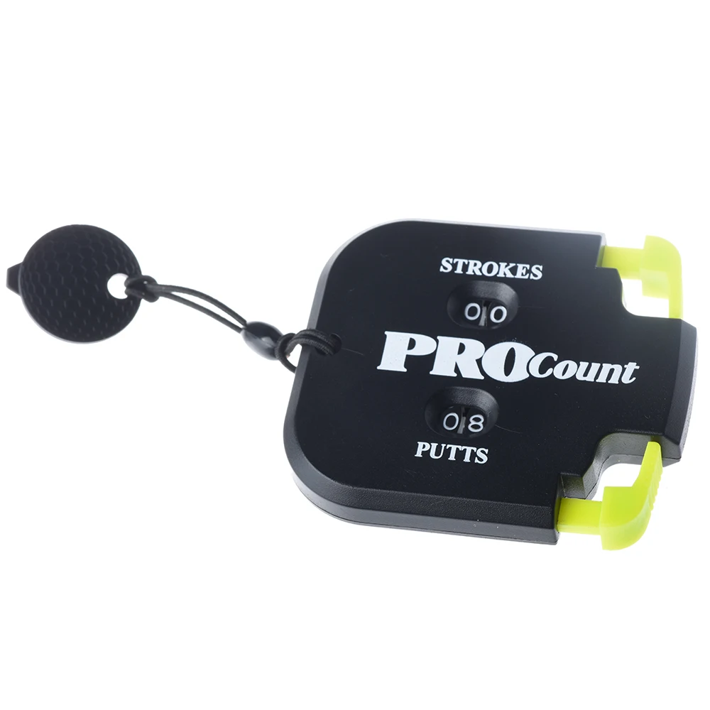 1 Stuks Nulbare Mini Handige Golf Shot Tellen Slag Putt Score Teller Twee Cijfers Scoren Keeper Met Sleutelhanger Terug naar Nul