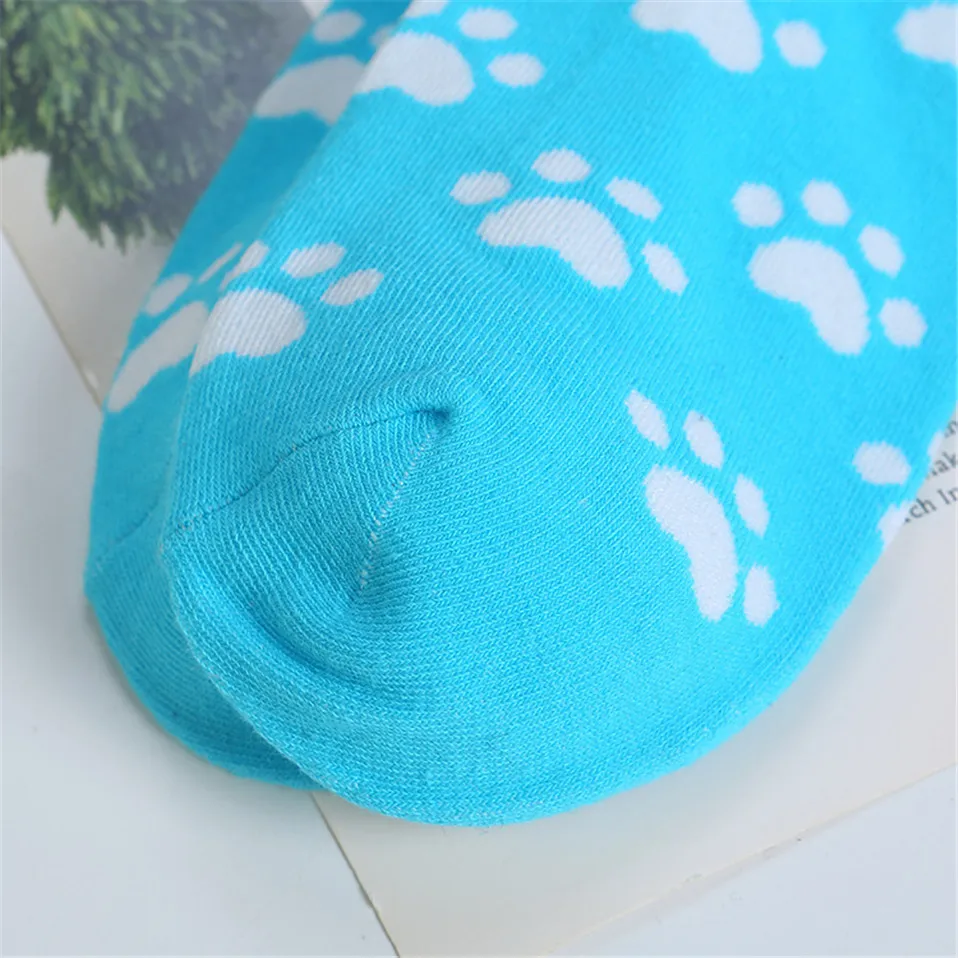 Women's Cartoon Harajuku Socks Colorful Cute Funny Happy Cat Animal 4 Season Socks for Girl Christmas