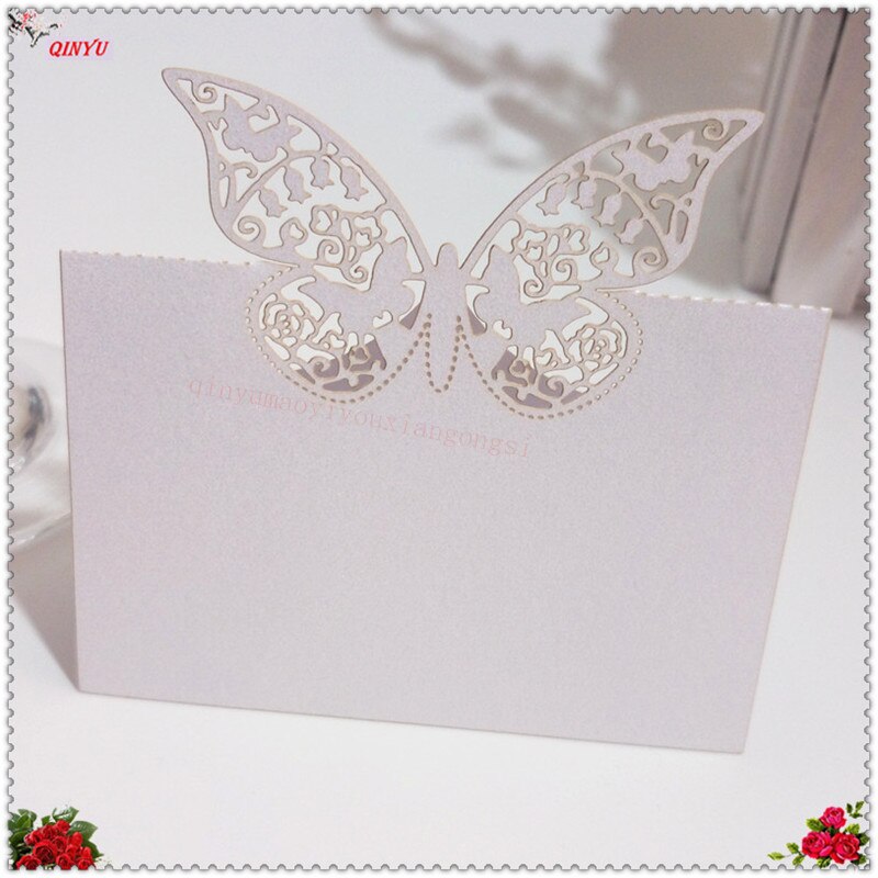 30 Cartes D'invitation Vierges Avec Motif Papillon Rose | Format 10x15 Cm | Pour Anniversaire, Mariage, Célébrations